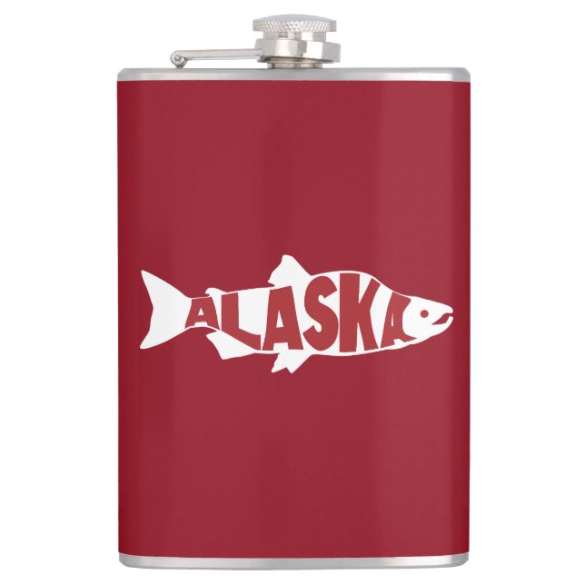 Petaca Alaska Salmon Flask (Anverso)
