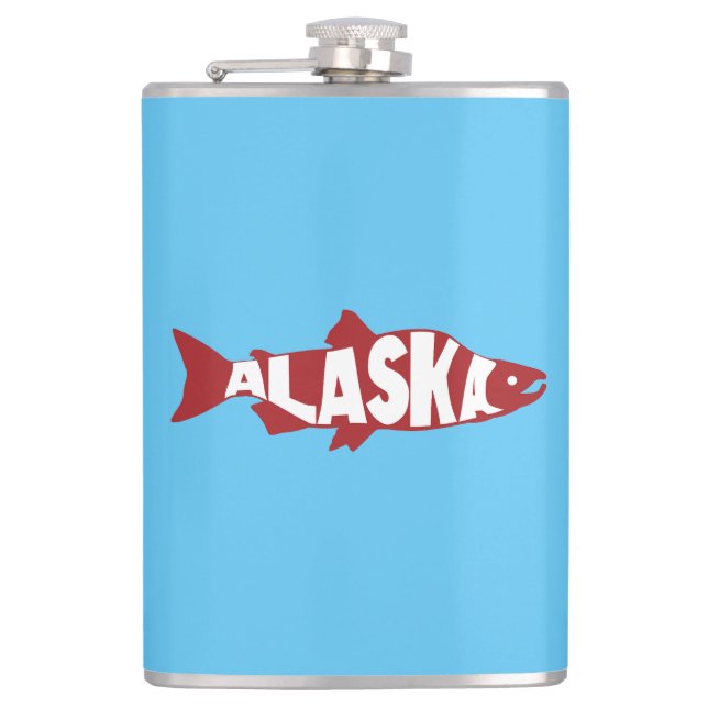 Petaca Alaska Salmon Flask (Anverso)
