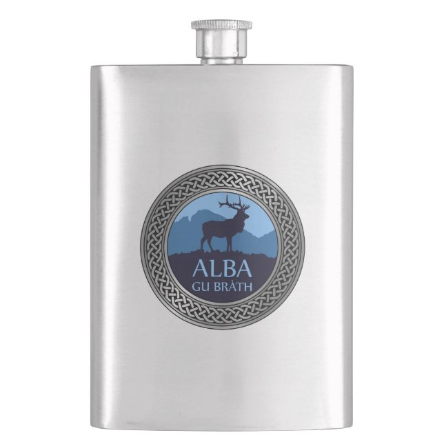 Petaca Alba Gu Brath Knot Flask (Anverso)