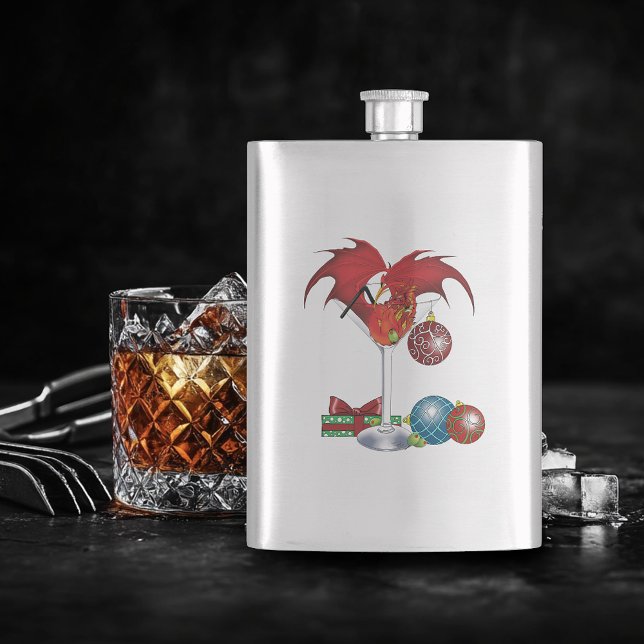Petaca Alegría de la Fiesta de Navidad Cóctel Dragón Rojo (Subido por el creador)