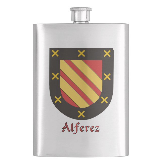 Petaca Alferez Heraldic Shield (Anverso)