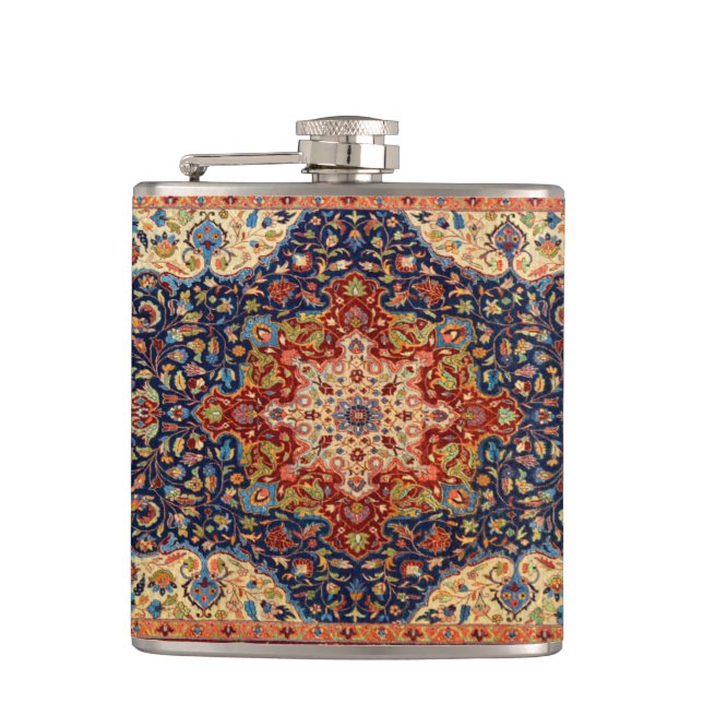 Petaca Alfombra persa turca oriental Patrón (Anverso)