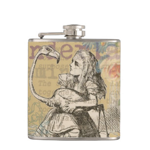 Petaca Alice in Wonderland Flamingo Classic