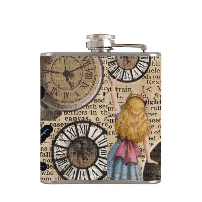 Petaca Alicia en el país de las maravillas que viaja a (Reverso)