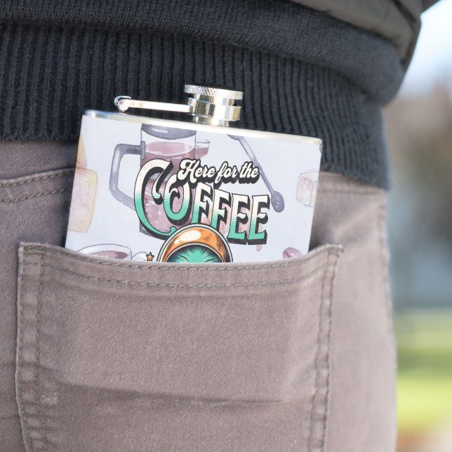 Petaca Alien aquí para el café (In Situ)