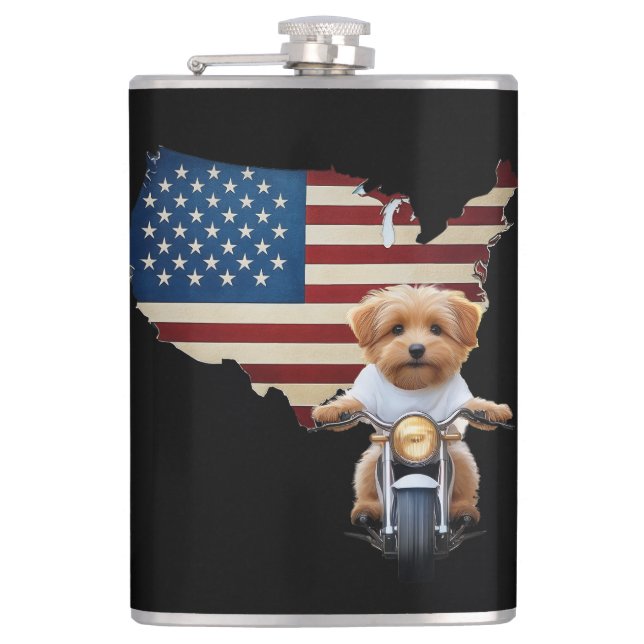 Petaca All American Biker (Anverso)