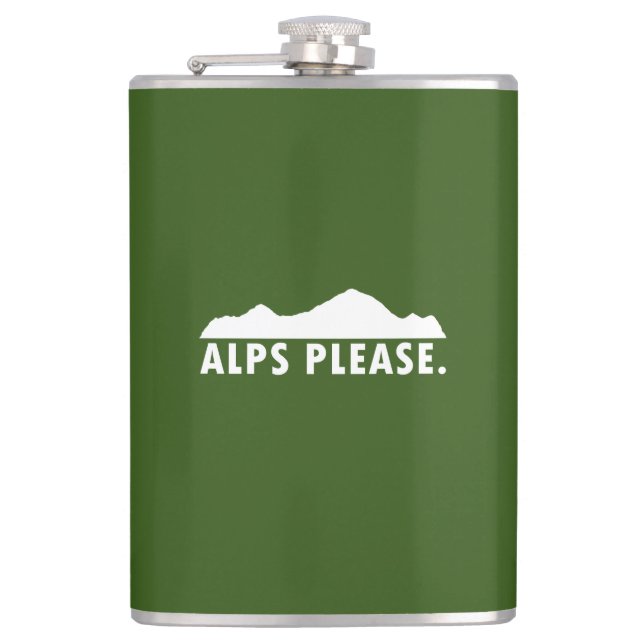 Petaca Alpes Por Favor (Anverso)