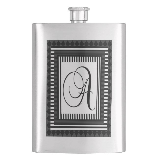 PETACA ALPHABET INITIAL A MONOGRAM (Anverso)