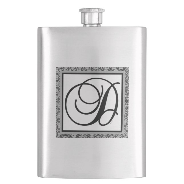 PETACA ALPHABET INITIAL D MONOGRAM (Anverso)