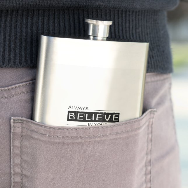 Petaca #AlwaysBelieveInYouClassicFlask (In Situ)