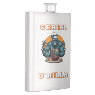 Petaca Amaestrador Serial G'rilla de Barbacoa Divertido J