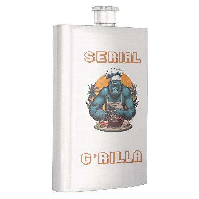 Petaca Amaestrador Serial G'rilla de Barbacoa Divertido J (Derecha)