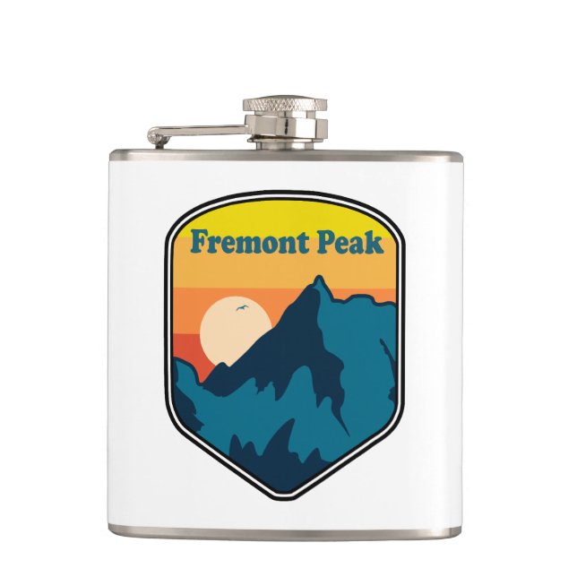 Petaca Amanecer en Fremont Peak Wyoming (Anverso)