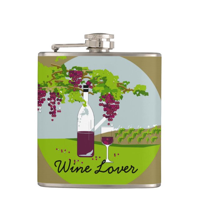 PETACA AMANTE ELEGANTE DE FLASK_WINE (Anverso)