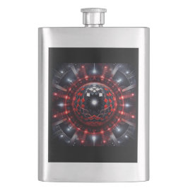 Petaca Amazing Red/Black Checkered Mandelbrot Starbursts