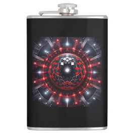 Petaca Amazing Red/Black Checkered Mandelbrot Starbursts