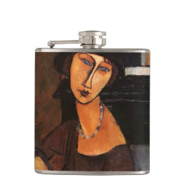 Petaca Amedeo Modigliani, retrato Jeanne Hebuterne Flask