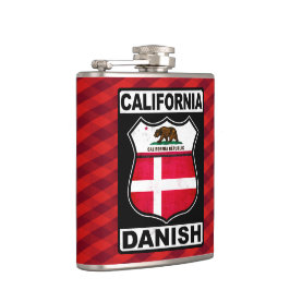 Petaca Americano danés Hipflask de California