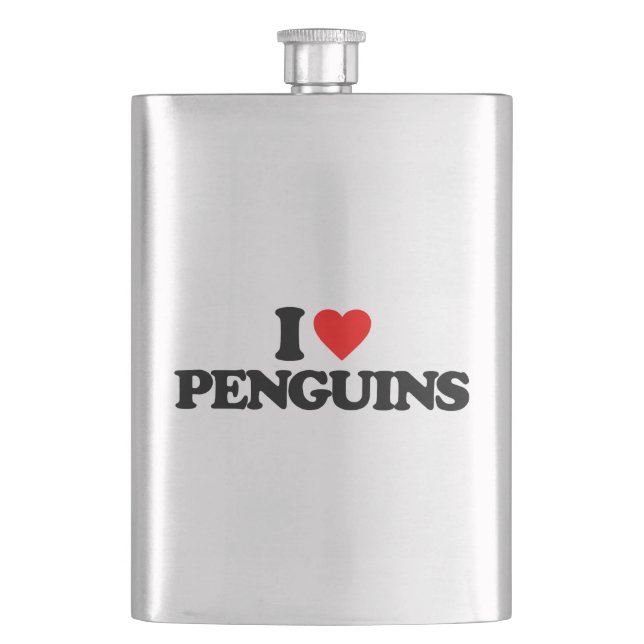PETACA AMO PINGÜINOS (Anverso)