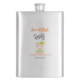 Petaca Amor a primera copa de orange negro despedida de s