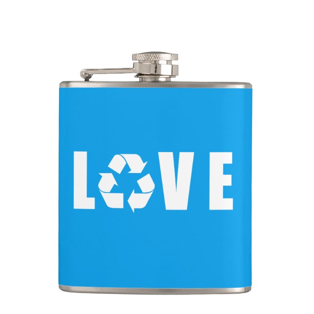 Petaca Amor de reciclaje (Anverso)