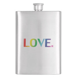 Petaca Amor, orgullo lgbt lgbtq colores del arcoiris gay