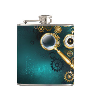 Petaca Ampliador en estilo Steampunk