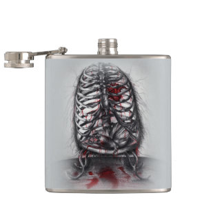 Petaca Anatomía de Jaula Vacía Costillas Corazón Surreali