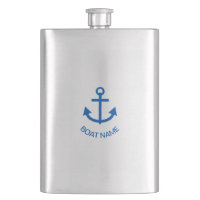 Anchor Blue Personalizado Tu Nombre De Barco