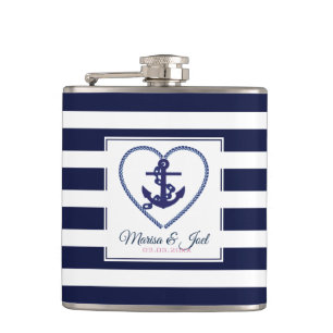 Petaca Anclaje Y Rayas