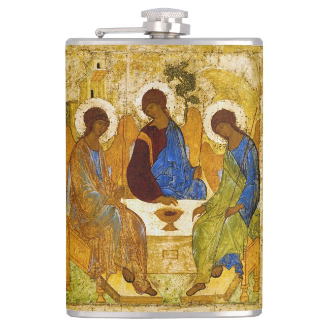 Petaca Andrei Rublev, icon of the Trinity (Anverso)