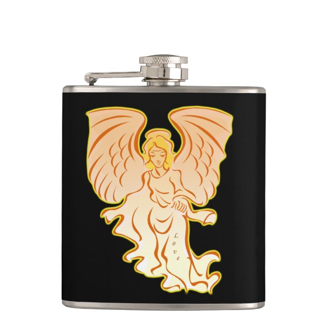 Petaca Ángel del frasco del amor (Anverso)