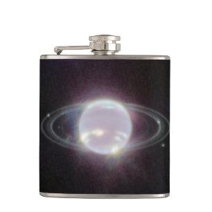 Petaca Anillos JWST del planeta Neptuno