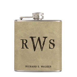 Petaca Ante occidental de la imitación de cuero del