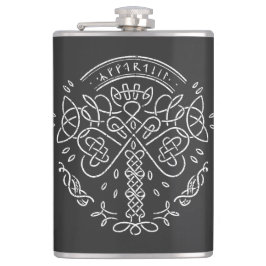 Petaca Antiguo Knotwork celta - Árbol de vida