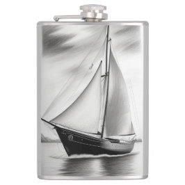 Petaca Antiguo velero