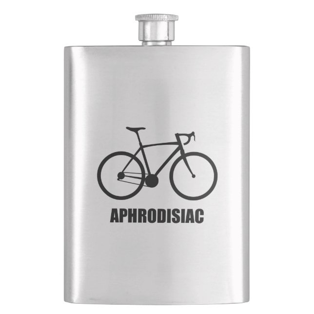 Petaca Aphrodisiac en bicicleta (Anverso)