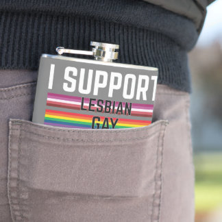 Petaca Apoyo los Paneles Transexuales Lesbianas Gays Bise