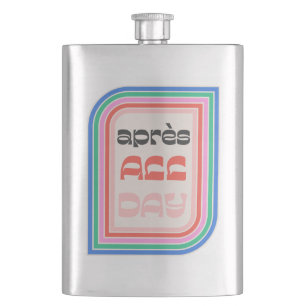 Petaca Après All Day 700 Retro Striped Type Classic Flask