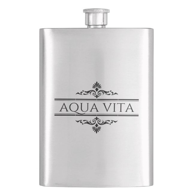 Petaca Aqua Vitae (Anverso)