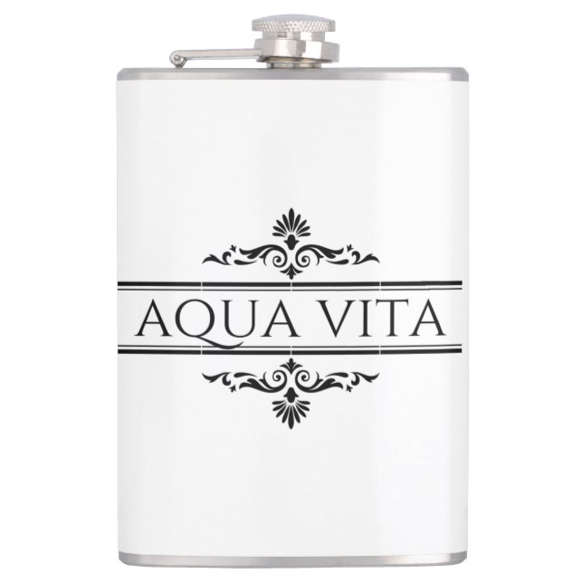 Petaca Aqua Vitae (Anverso)