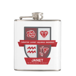 Petaca Aquarius Birthday Crest™ for January 20-31