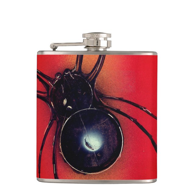 Petaca Araña negra (Anverso)