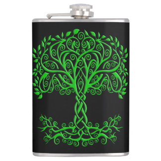 Petaca Árbol Celta Verde De La Vida