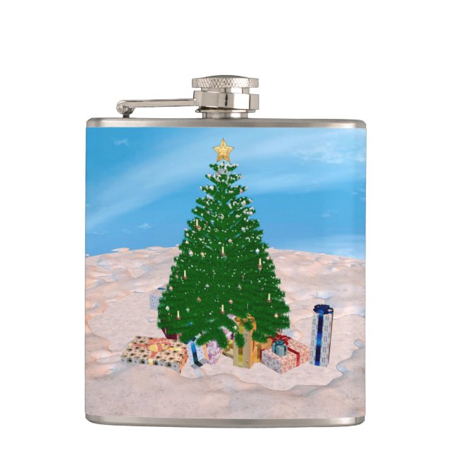 Petaca Árbol de Navidad (Anverso)