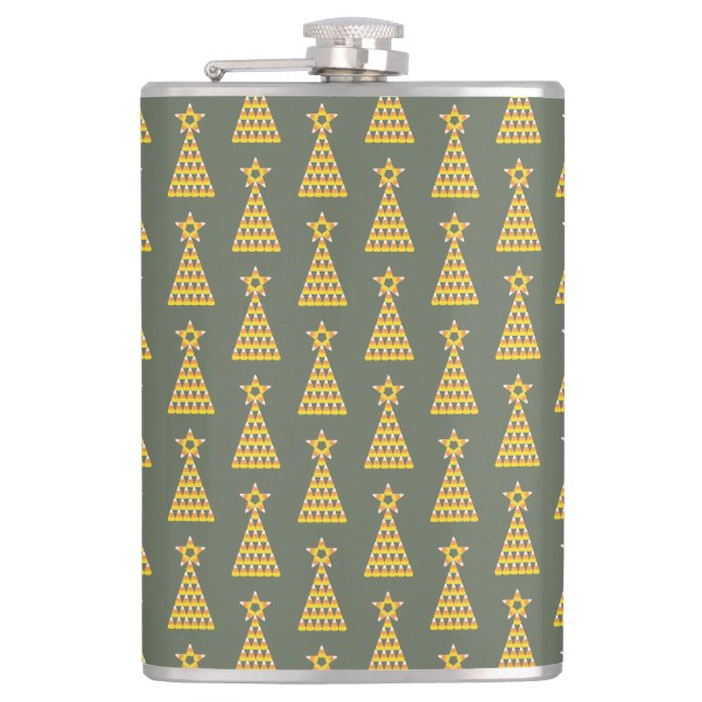 Petaca Árbol de Navidad de Candy Corn (Anverso)