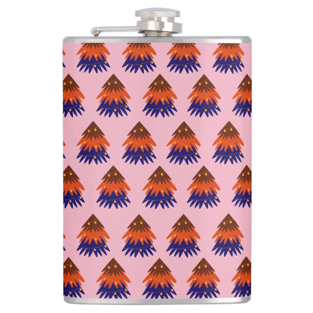 Petaca Árbol de Navidad multicolor - Flask (Anverso)