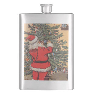 Petaca Árbol navideño de decoración Santa