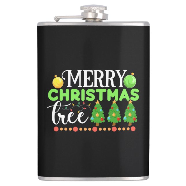 Petaca Árbol navideño Feliz-34564 (Anverso)