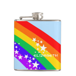 Petaca Arco iris y Estrella-Personalizado